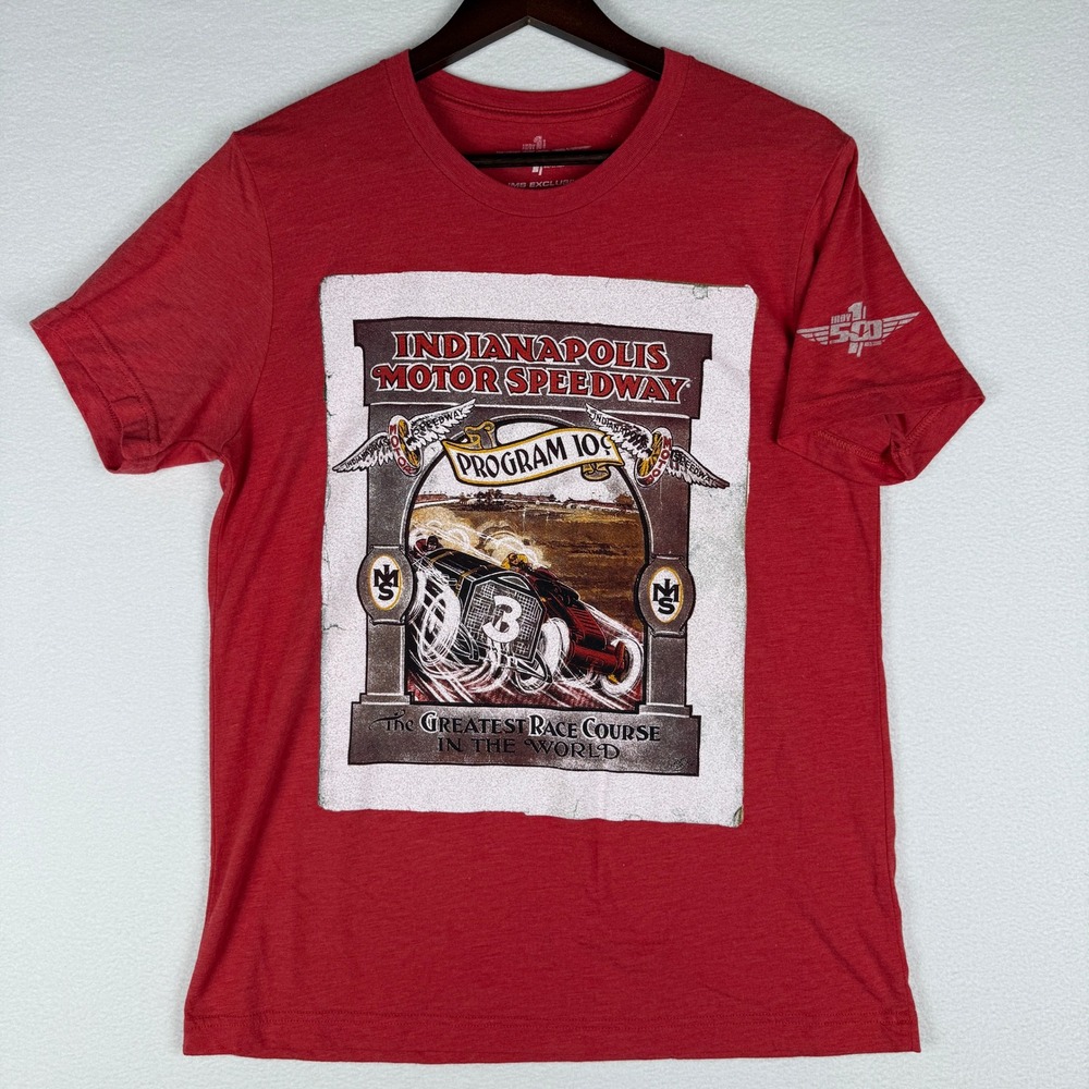 Indy 500 T Shirt‎ Mens M Indianapolis Motor Speedway Graphic Tee Short Sleeve